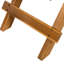 Table d'appoint en bois pliable sans installation, finition, supporte les plats de service lourds