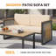Ensemble de conversation de terrasse avec coussins Tracee-119368868