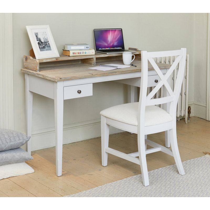Jamaul Solid Wood Executive Desk, 76 x 120 x 60