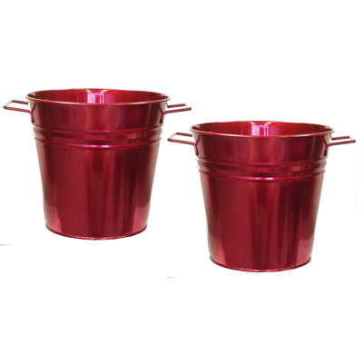 Maynard Metal Pot Planter