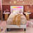 Chadijah Modern Style PU Leather Upholstered Bed with Adjustable Headboard & RGB LED Lights-2146255449-2146255455
