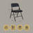 Bernadine Fabric Padded Folding Chair-1216391820