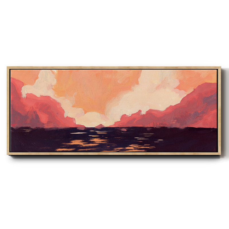 «Pink Rock Coast II», toile encadrée, H 24 po x l 60 po