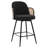 26" Swivel Boucle Upholstered Bar Stool-1117123226