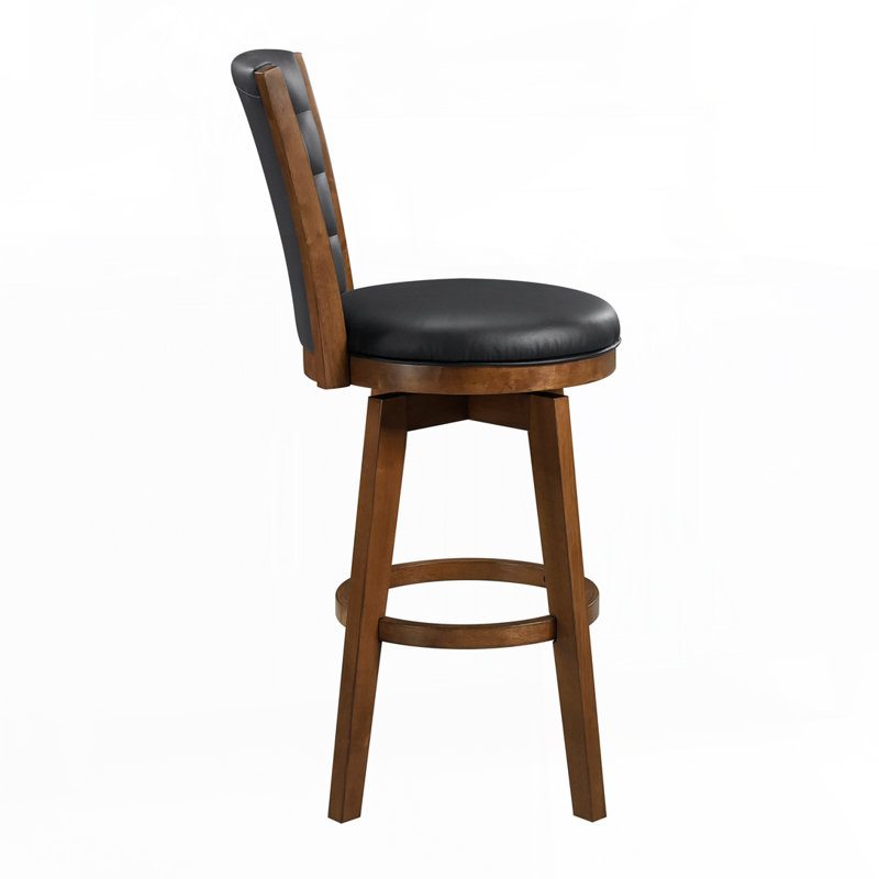 Ensemble de chaises de bar pivotantes capitonnées