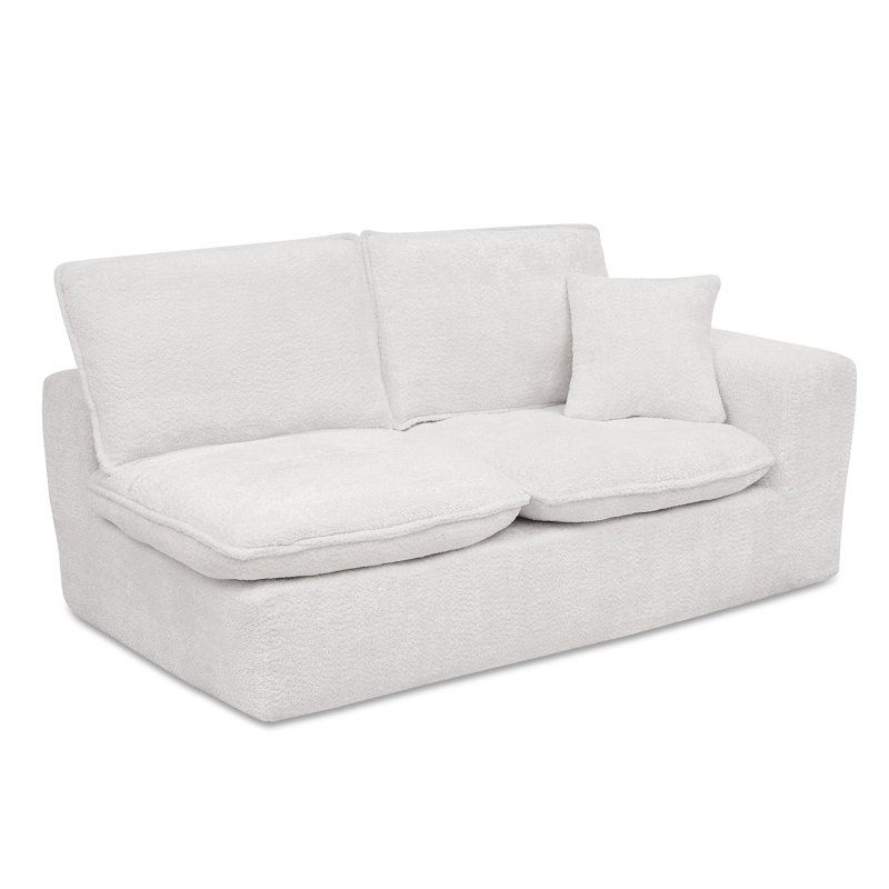 Sofa de coin droit avec coussins