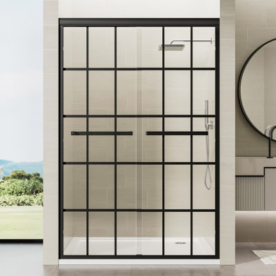 48" W X 72" H Double Sliding Shower Door