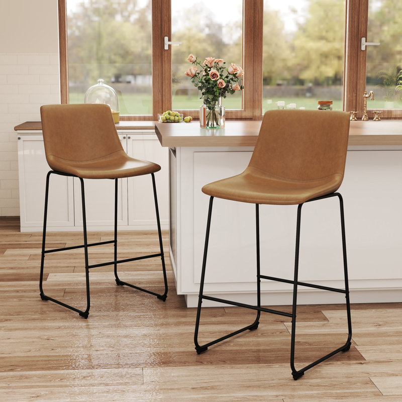  Tabouret de bar 28,5 po H, Brun, 2, Tabouret de bar (siège d'une hauteur de 28,5 po)