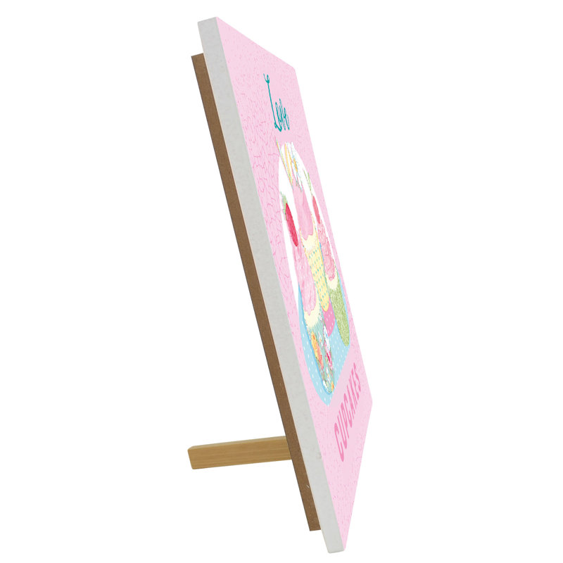 Love Cupcakes Ceramic Picture Tile Wall Décor
