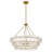 Wright 6-Light Brushed Gold Pendant Light