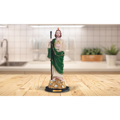 16"H Wealth Saint Jude Figurine  Unique Gifts