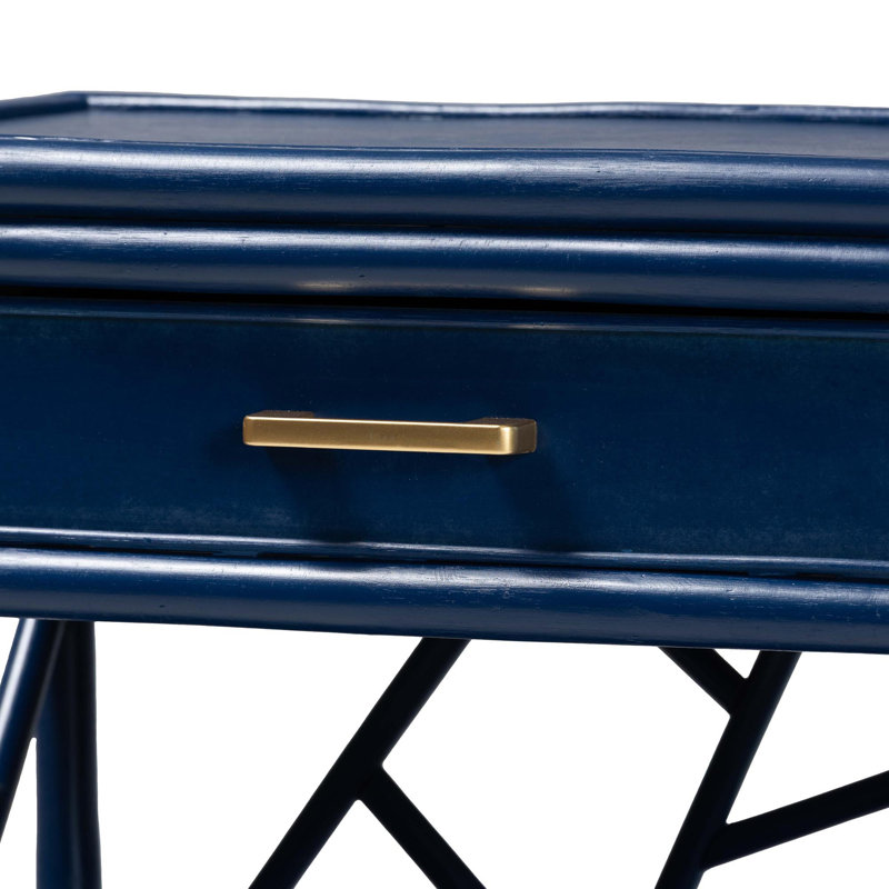 Table de chevet, Bleu