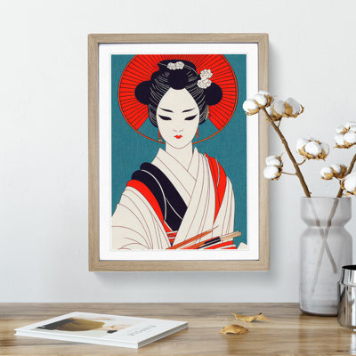 Alluring Geisha - Wall Art