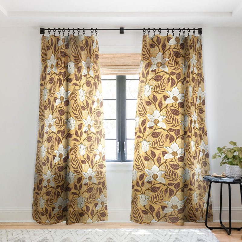 Rideau en polyester Falconet, L 50 po x L 84 po