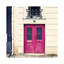 «Paris Pink Door» par Caroline Mint, impression sur toile tendue-55901746