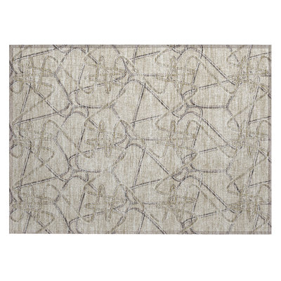  Aleg Area Rug with Non-Slip Backing