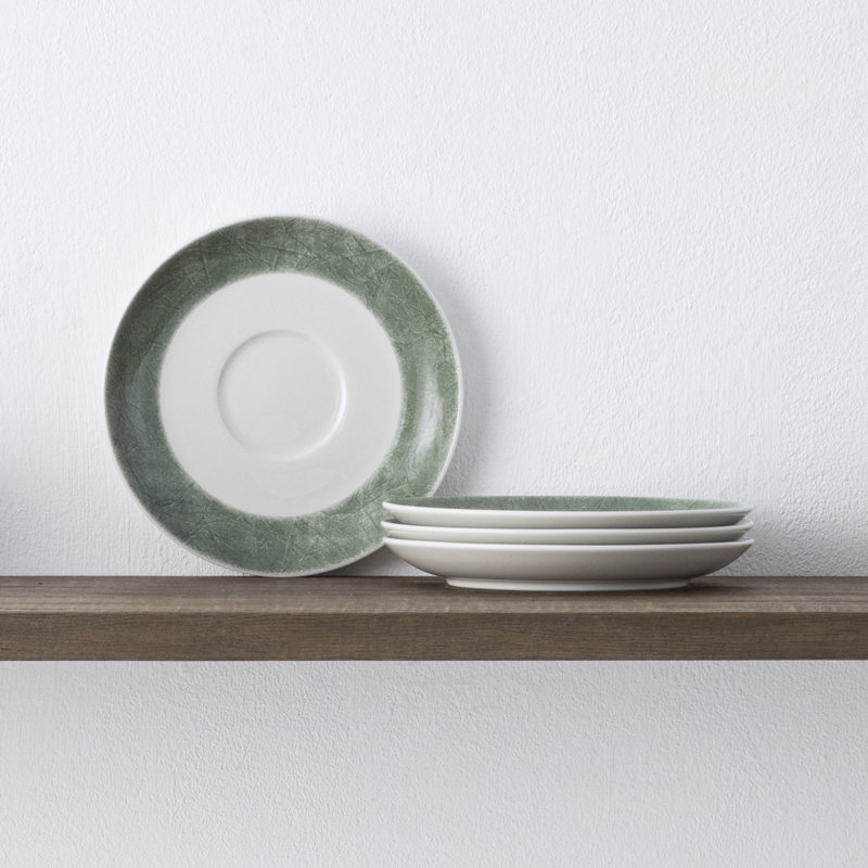 Noritake Hammock Saucers, 6-1/4", Green