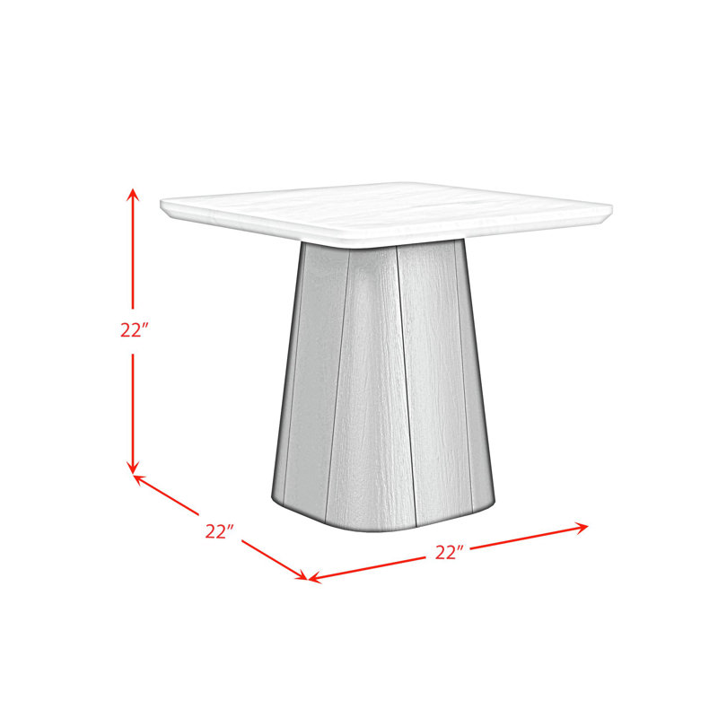 Ensemble de tables d'appoint 2 pièces Crofton