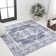 Alanya Ornate Medallion Machine-Washable Navy/Cream Rug