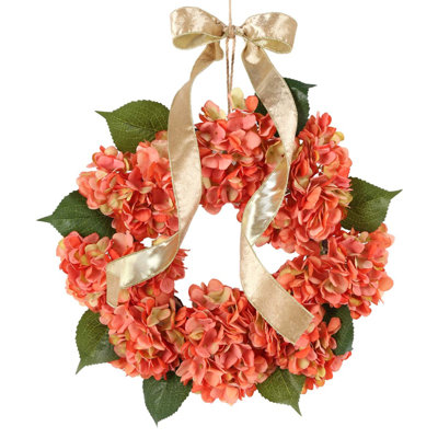 Silk and Plastic 40 cm Artificial Wreath