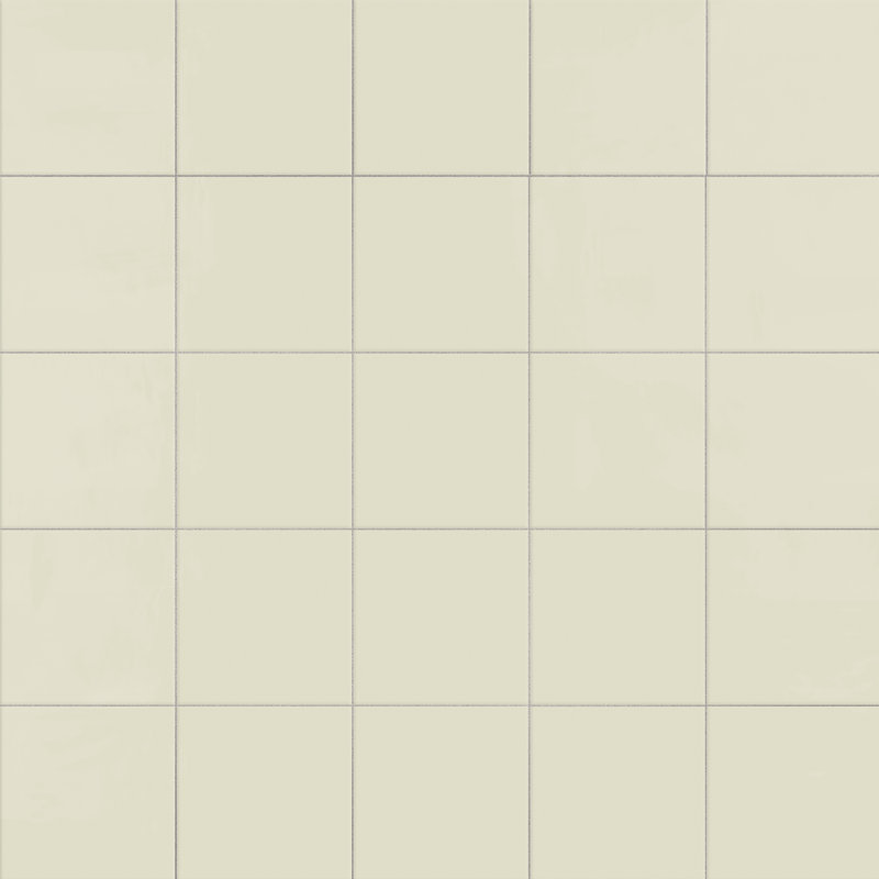Monocolor 7-7/8 In. X 7-7/8 In. Ceramic Floor And Wall Tile, Beige
