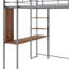 Lit mezzanine pour enfants avec 2 tablettes et 1 bureau Gatland-1346974016-1346974021