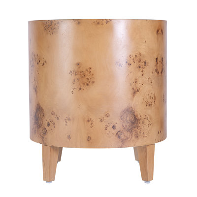 Billie Round Burl End Table