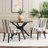 Halleigh 19.5'' H Upholstered Parsons Chair-826727236