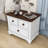 2 - Drawer Nightstand in White Walnut