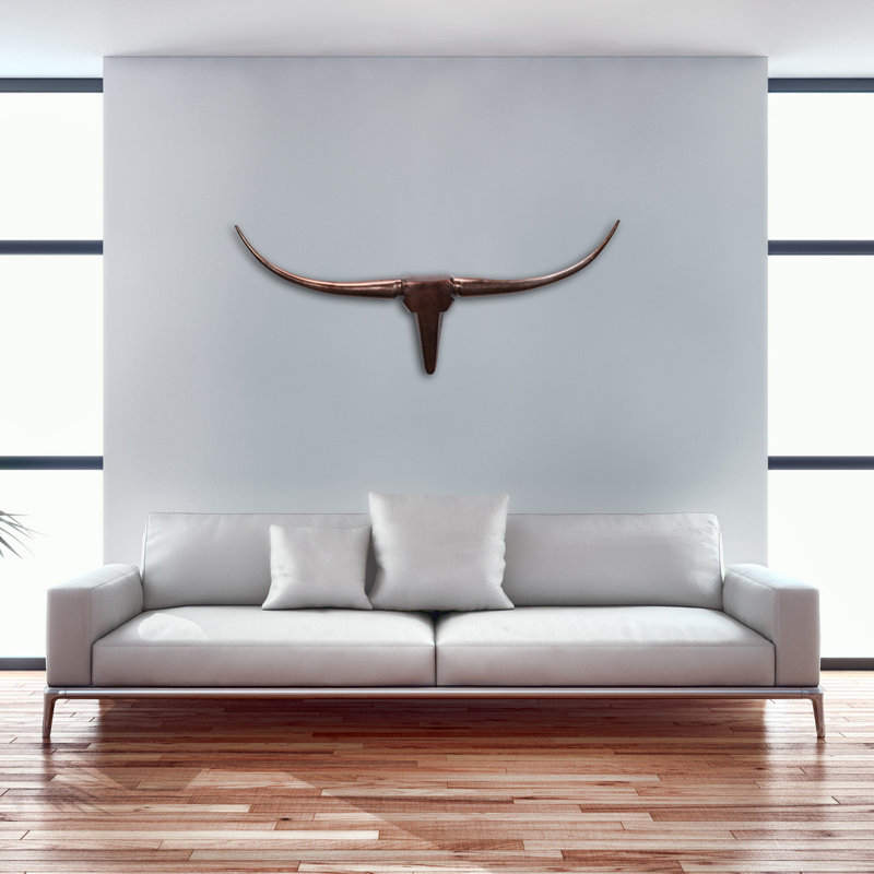 Amstyle, Skyport Wall Décor, Bronze, 40 cm H x 100 cm W x 5 cm D