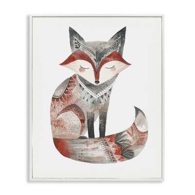 Scandinavian Style Fox Giclee Art by LSR Design Studio