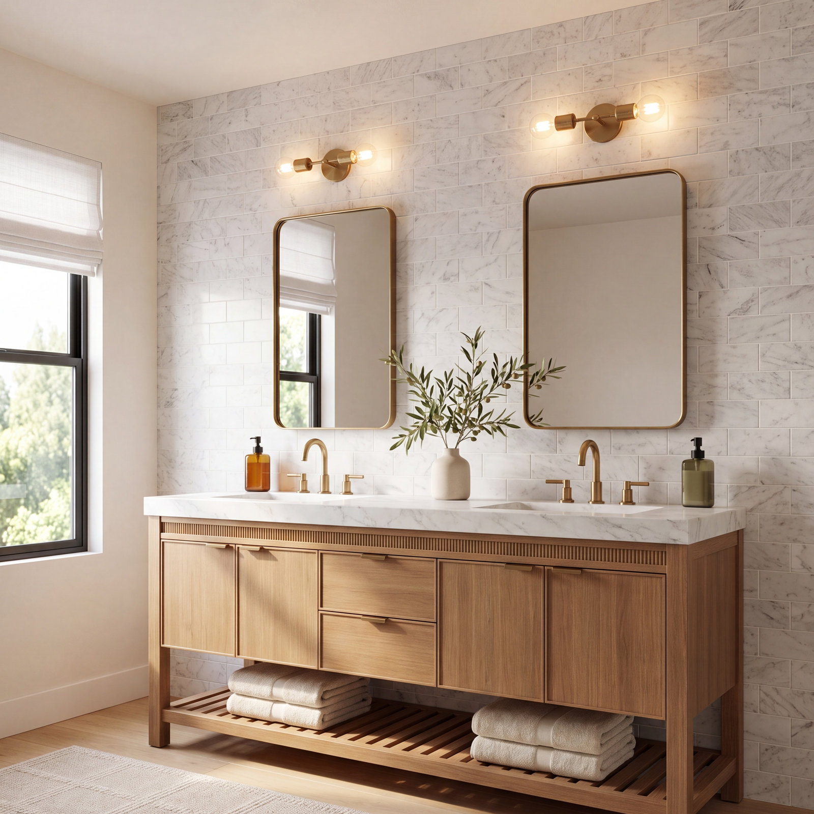 Ackland Carrara White Subway 3 in. x 6 in. Honed Marble Floor and Wall Tile