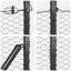 Vidaxl Fence With Posts PVC-Coated Steel-116797912-116797917