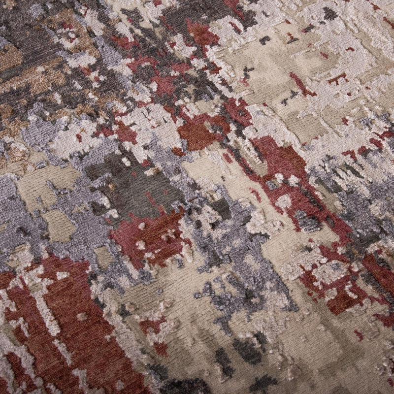 Tapis en laine noué à la main, Rectangulaire 8 pi x 10 pi
