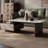 Picture Color Glass-ceramics Rectangular Coffee Table