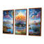 Draco - Ensemble de décoration murale paysage abstrait-108316114-108316120
