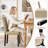 Fabric Upholstered Dining Chairs with Solid Wood Legs-946350162