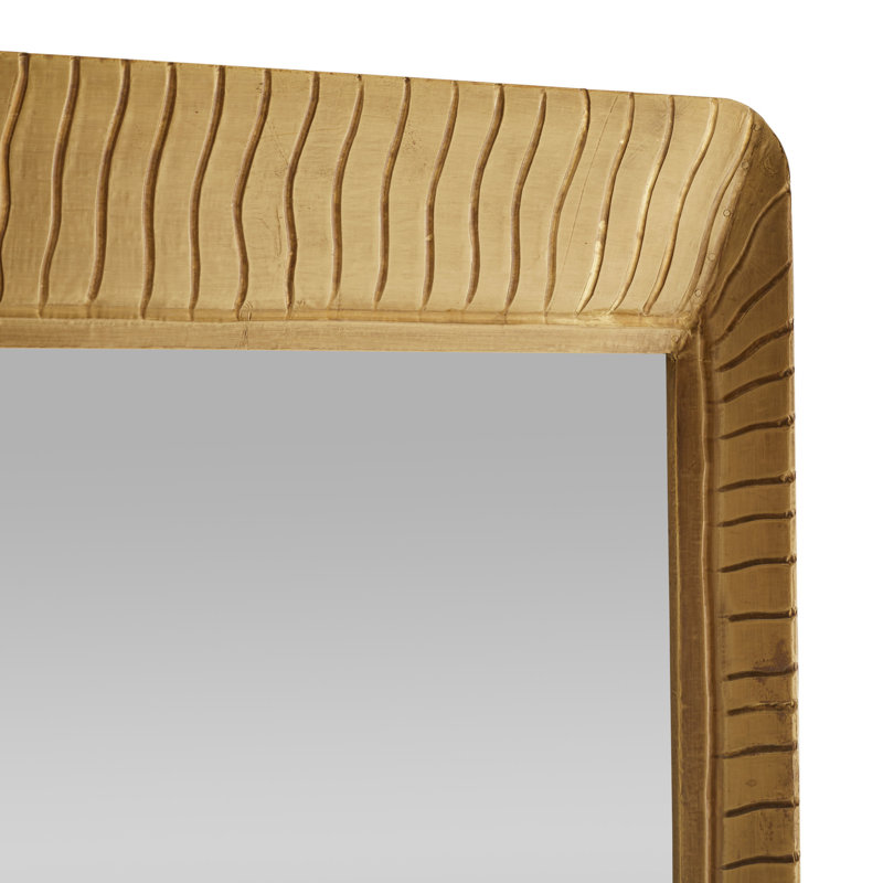 Hart Rectangle Brass Beveled Mirror