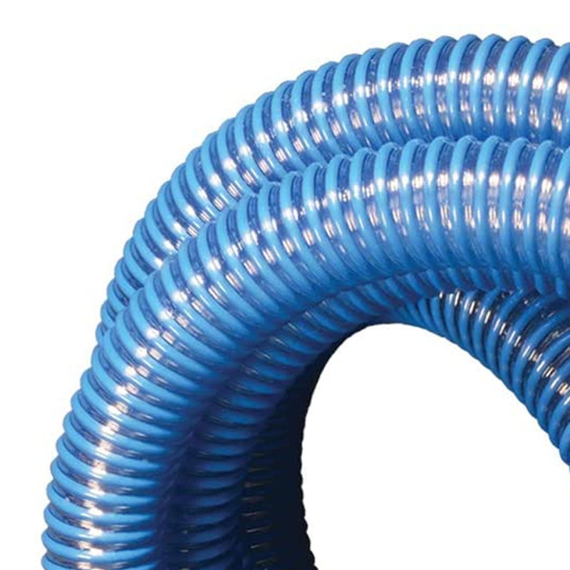 Apache 20 Foot Long 2 Inch Diameter 58 PSI Flexible PVC Pool Hose, Blue