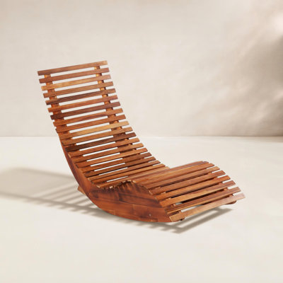Harlow Acacia Patio Rocking Chair