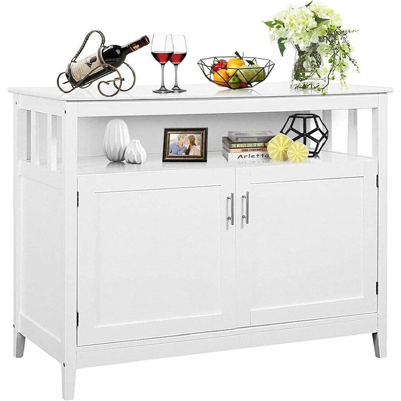Buffet en bois avec 2 portes et tablette réglable