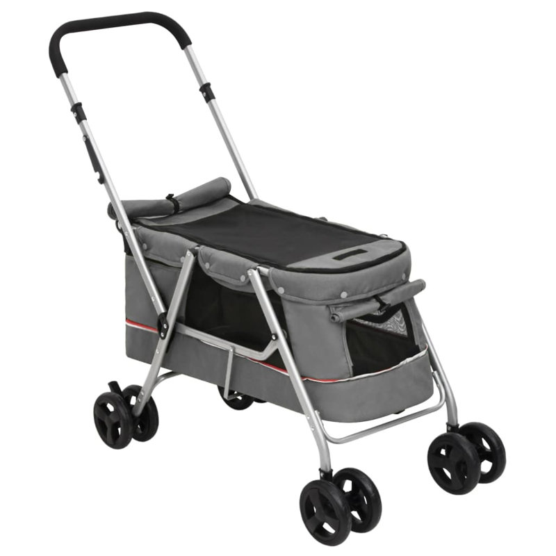 Delvale Collapsible Vehicle Travel Carrier with 1 Door, Grey