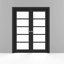 Portes de placard coulissantes en bois Quadro-88560384-75672685