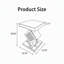 Table d'appoint moderne en miroir avec incrustation de diamants en cristal