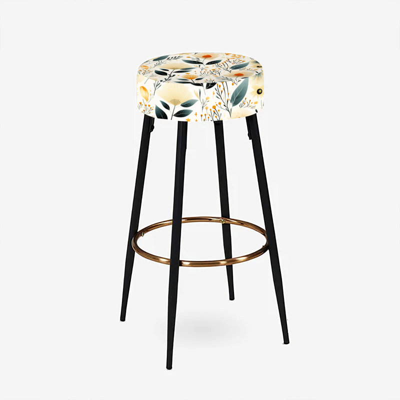 Ensemble de 2 tabourets de bar White Blossoms In Paradise