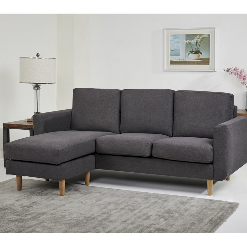 Diesel 3 Seater Corner Sofa , Dark Grey