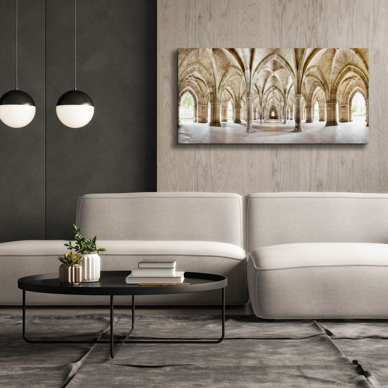 «Glasgow Cloister» par Epic Portfolio, art mural sur toile, H 30 po x l 60 po x P 1,5 po