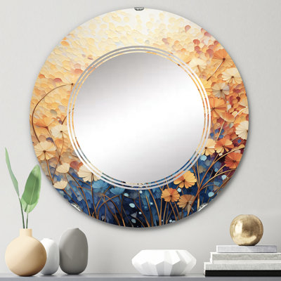 Denzerville - Miroir mural rond moderne
