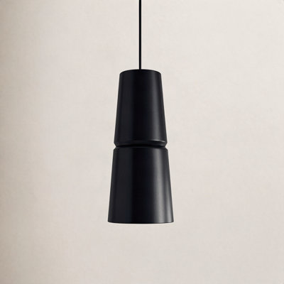 Logan 1-Light Dimmable Ceramic Cone Pendant