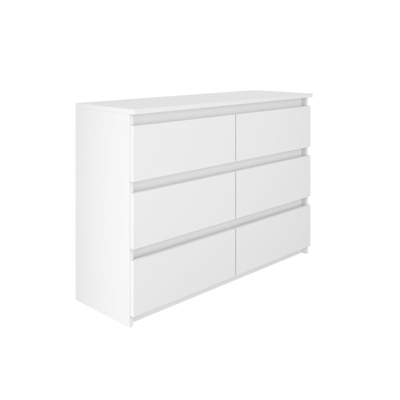 Rogena 100cm W 6 - Drawer Chest of Drawers
